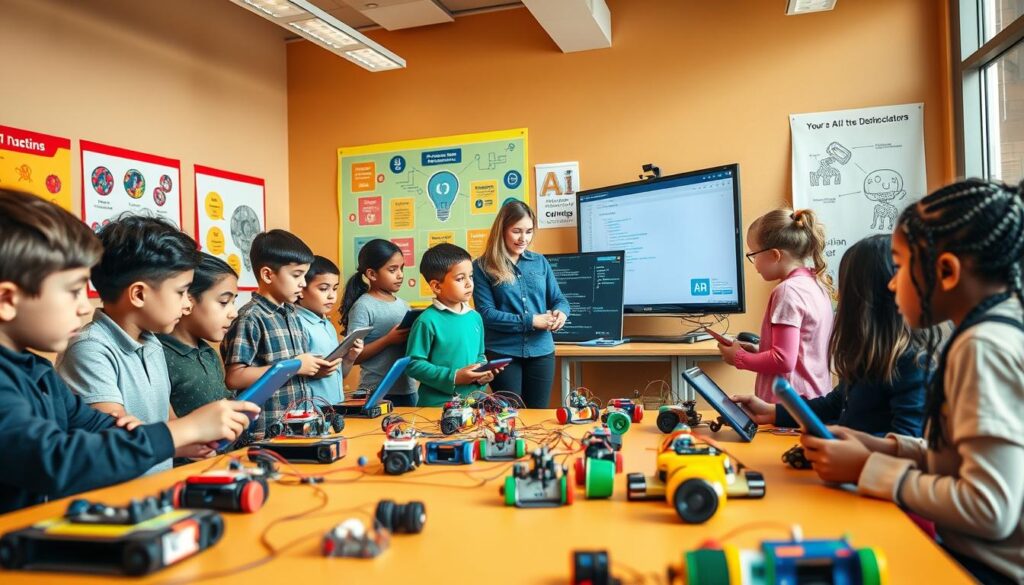 Programmation pour jeunes écoliers et robotique éducative primaire